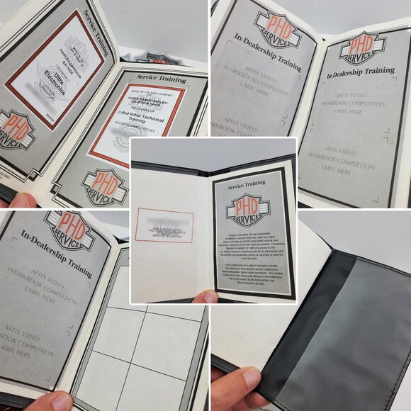 Harley Davidson Vintage Patches PHD Service Technician Training Portfolio - Picture 7 of 10